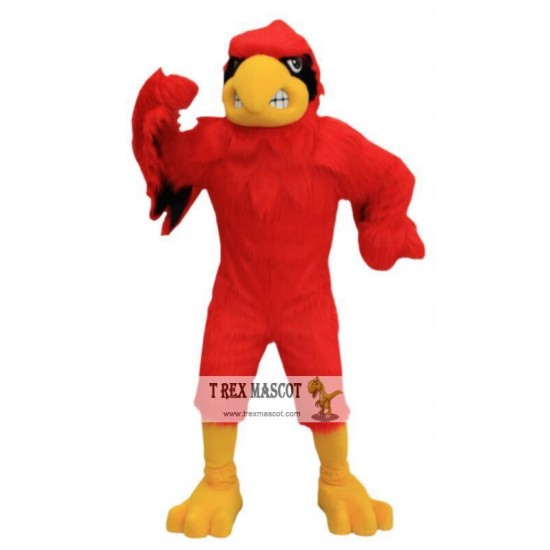 Red Fierce Cardinal Mascot Costume