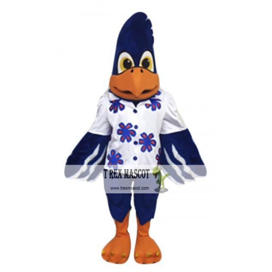 Blue Cardinal Mascot Costume