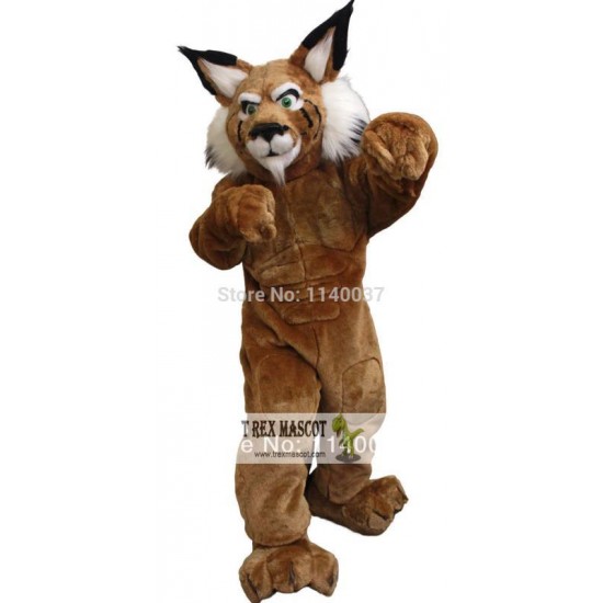 Bully leopard cat Tiger Cat Bobcat Mascot Costume