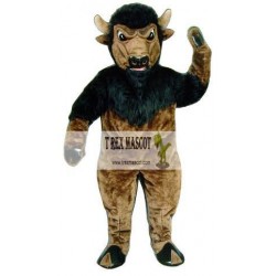 Brown Bison Mascot Adult Costume