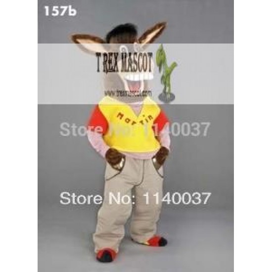 Donkey mascot costume mule costume