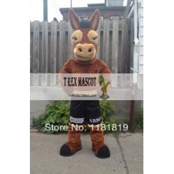 Black Mule Mascot costume