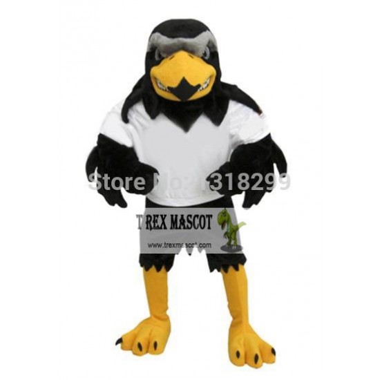 Plush Falcon Mascot Costume