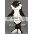 Black Orca Mascot Adult Plush Mascot Costume