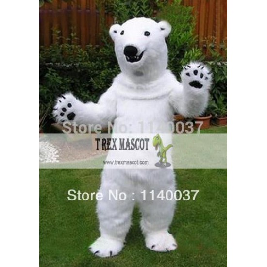 Polar Bear Mascot Costume