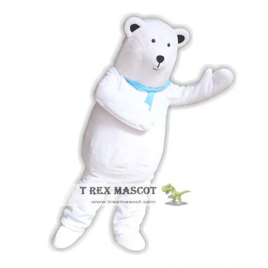 Polar Bear Mascot Costume