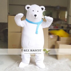 Polar Bear Mascot Costume