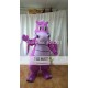 Purple Dragon Mascot Costume