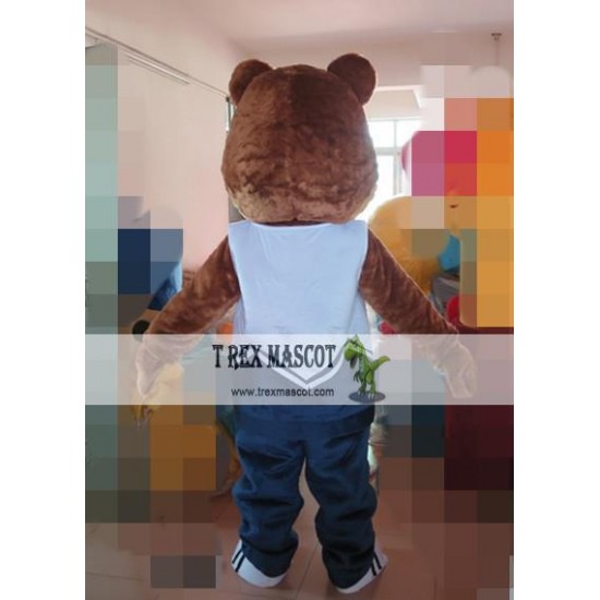 Adult Bear Mascot Costume