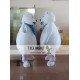 White Polar Bear Mascot Costume