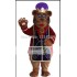 King Bear Mascot Costume