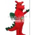 Red Dinosaur Dragon Mascot Costume