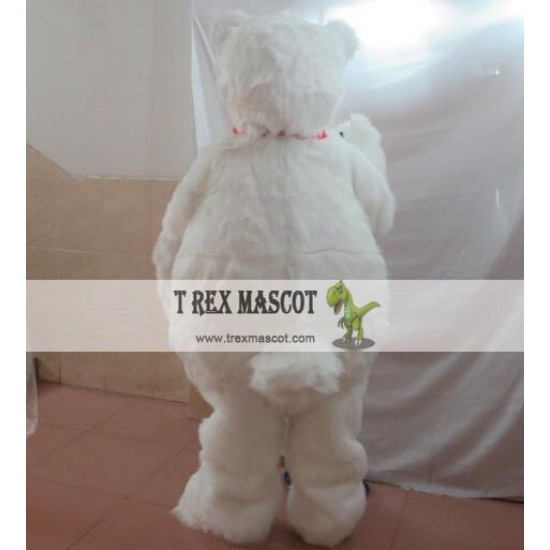 Adult Polar Bear Mascot Costume