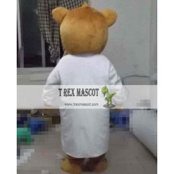 Doctor Bear Mascot Costume For Adult