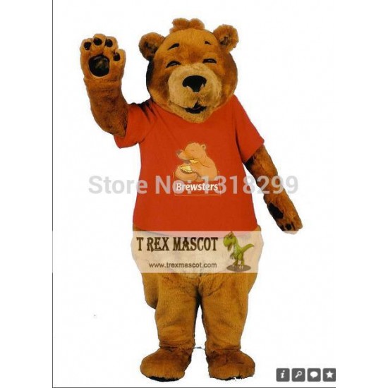 Brewster Bear Mascot Costume