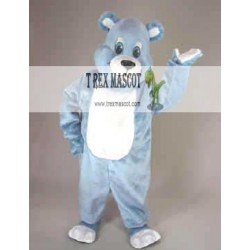 Light Blue Bear Mascot Costume