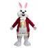 Funny White Easter Bunny Rabbit Mascot Costume