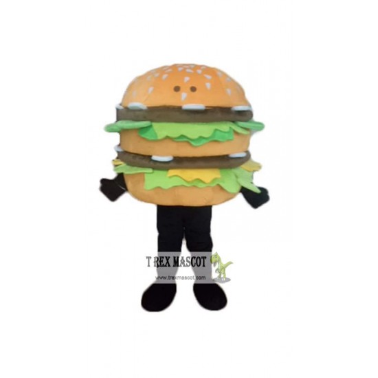 Hamburger Mascot Costume Food Mascots