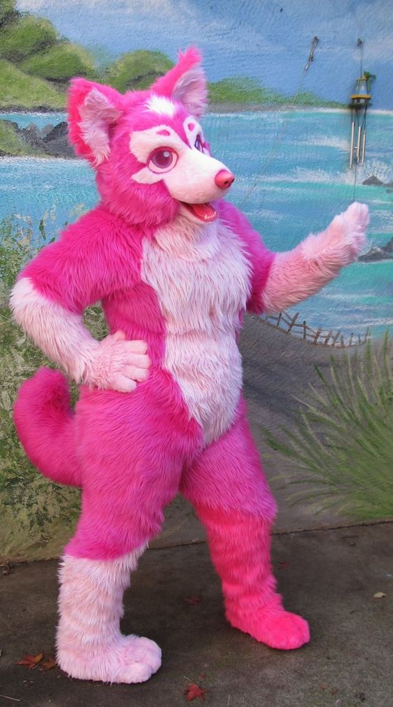 pink wolf