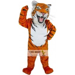 Grey Tiger Mascot Costume