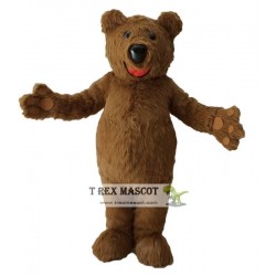 Adult Funny Smile Bear Mascot Costume