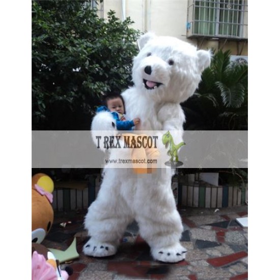 Polar Bear Mascot Costume