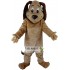 Cartoon Tan Dog Mascot Costume