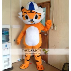 Tiger Boy Mascot Costume for Adult