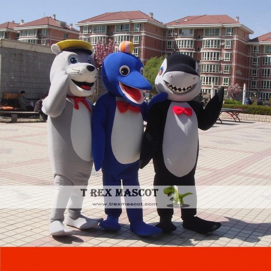 Seal Dolphin Shark Mascot Costume for Adult