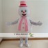 Snowman Mascot Costume for Adult