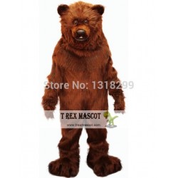 Realistic Bear Mascot Costume for Adult