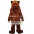 Realistic Bear Mascot Costume for Adult