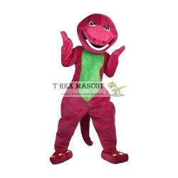 Purple Dragon Mascot Costume for Party