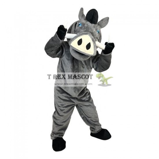 Wild Boar Pig Mascot Costume for Adults