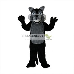 Black Wolf Mascot Costumes