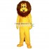 Yellow Lion Mascot Costumes