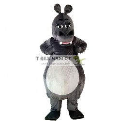 Gray Hippopotamus Mascot Costumes