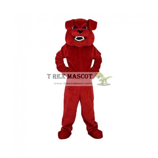 Red Bulldog Fierce Dog Vicious Dog Mascot Costumes