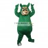 Green Devil Genius Monster Mascot Costumes