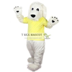 Sports White Dog Mascot Costumes