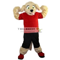 Sport Beige Dog Fursuit Mascot Costumes