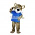 Blue Vest Wildcat Mascot Costumes