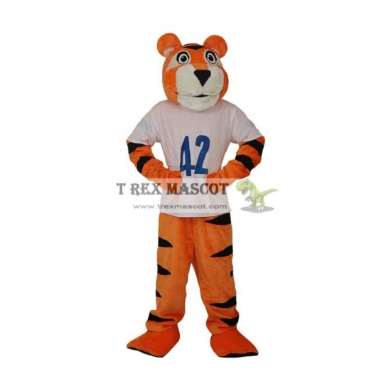 Sport Orange Tiger Mascot Costumes