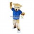 Blue Vest Wildcat Leopard Mascot Costumes