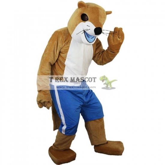 Yellow Ferret Skunk Mascot Costumes