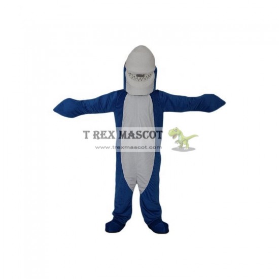 Blue Shark Mascot Costumes for Adult