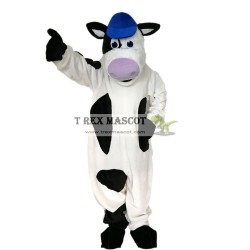 Black White Patterned Cow Mascot Costumes