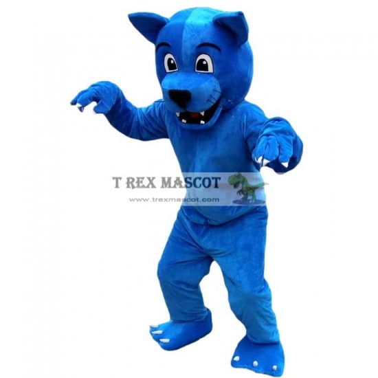 Blue Wolf Leopard Mascot Costumes