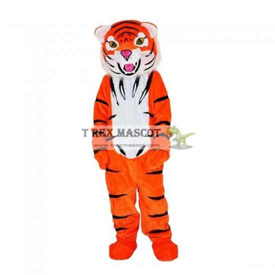 Orange Tiger Mascot Costume