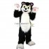 Black And White Dog Wolf Cat Mascot Costumes